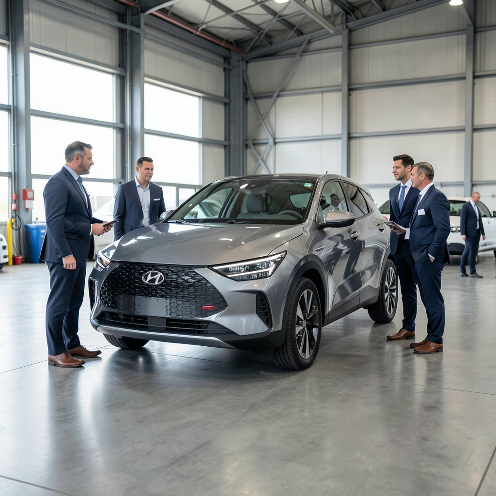 Hyundai IONIQ 3 training event held at Bicester Motion for UK retailers